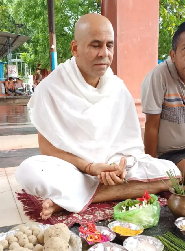 फल्गु, गया पर संकल्प — पिंड अर्पण से पहले